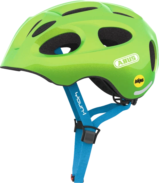 Abus Youn-I 2.0 Barnhjälm Sparkling green, Str. M 