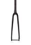 Aerlite Landevei Disc Carbon Gaffel Matt sort, 12x100 mm, Flatmount