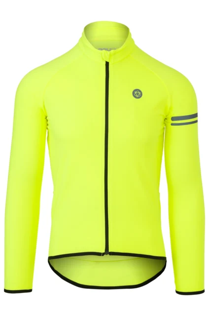 AGU Essential Thermo LS Sykkeltrøye Fluo Yellow, Str. XXL 