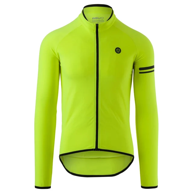 AGU Thermo LS Essential Tröja Fluo Yellow, Str. S 