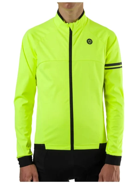 AGU Thermo LS Essential Tröja Fluo Yellow, Str. S 