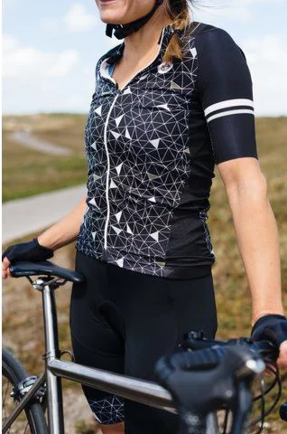 AGU Trend Geo SS Sykkeltrøye Sort, Str. XS 