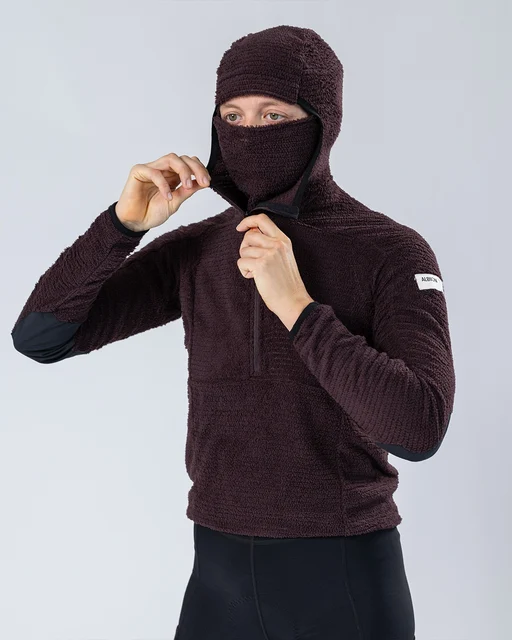 Albion Primaloft Active Evolve Balaklava Peat, One Size, hals eller hodeplagg 