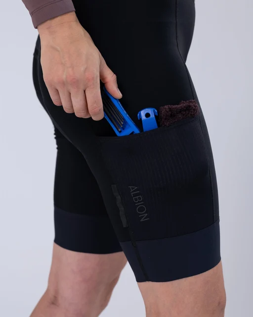 Albion ABR1 Thermal Pocket Sykkelshorts Black, Str. XXL 