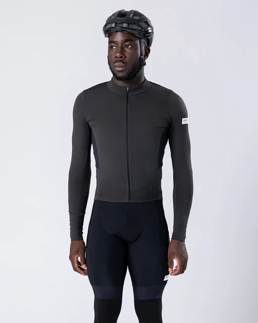 Albion Men's Traverse LS Sykkeltrøye Basalt, Str. XS 
