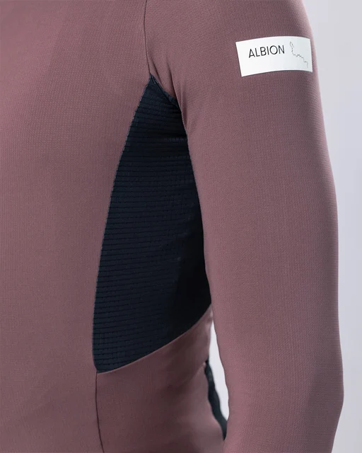 Albion Men's Traverse LS Sykkeltrøye Heather, Str. XXL 