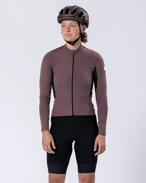 Albion Wmn's Traverse LS Sykkeltrøye Heather, Str. XS 
