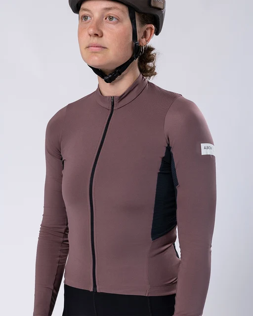 Albion Wmn's Traverse LS Sykkeltrøye Heather, Str. XS 