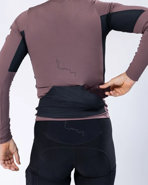 Albion Wmn's Traverse LS Sykkeltrøye Heather, Str. XS 
