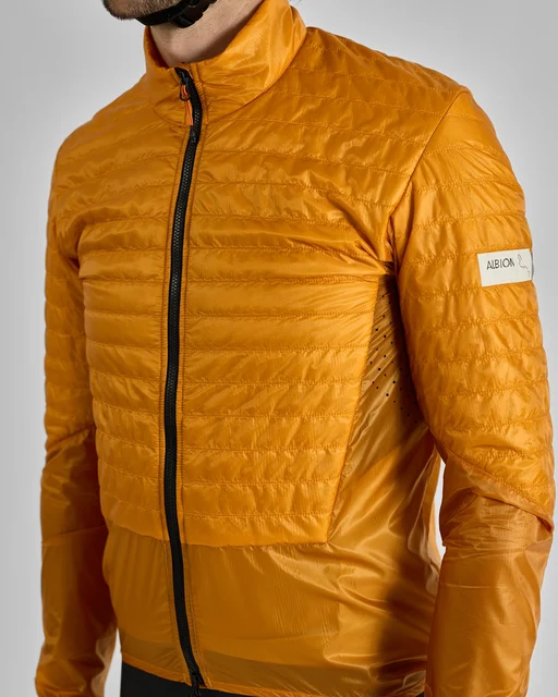 Albion Men's Ultralight Insulated Jakke Burnt Yellow, Str. XS 