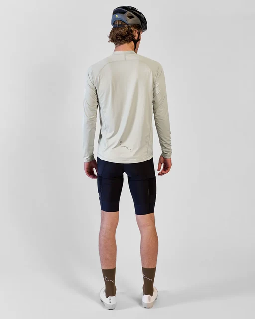 Albion Men's Zoa Sun Shield LS Trøye Chalk, Str. XS 