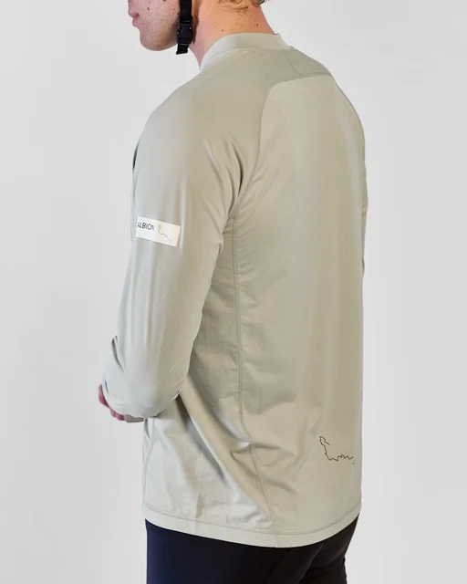 Albion Men's Zoa Sun Shield LS Trøye Chalk, Str. XS 