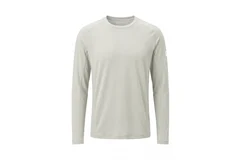 Albion Men's Zoa Sun Shield LS Trøye Chalk, Str. XS