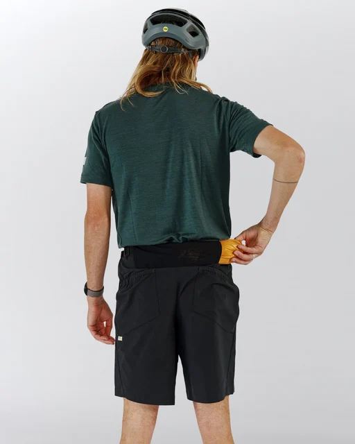 Albion Men's Zoa Shorts Charcoal/Olive Grey, Str. M 