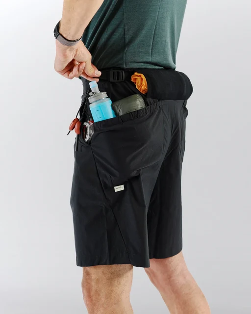 Albion Men's Zoa Shorts Charcoal/Olive Grey, Str. M 