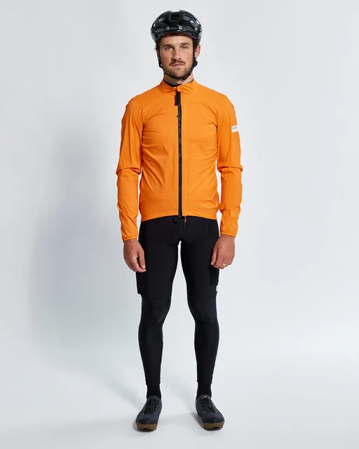 Albion Men's All Road Pertex® Regnjakke Orange, Str. XL 