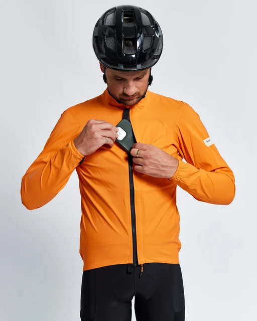 Albion Men's All Road Pertex® Regnjakke Orange, Str. XL 