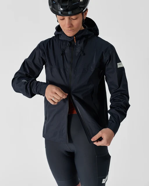 Albion Zoa Rain Shell Regnjakke Midnight Blue, Str. XS 