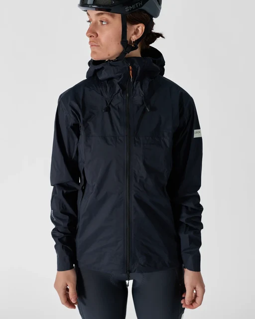 Albion Zoa Rain Shell Regnjakke Midnight Blue, Str. XS 