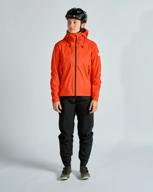 Albion Zoa Rain Shell Regnjakke Orange, Str. M 