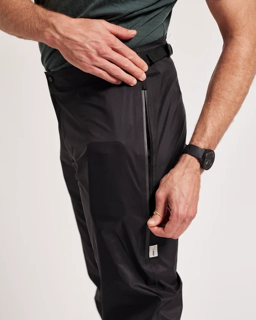 Albion Men's Zoa Regnbukse Black, Str. M 