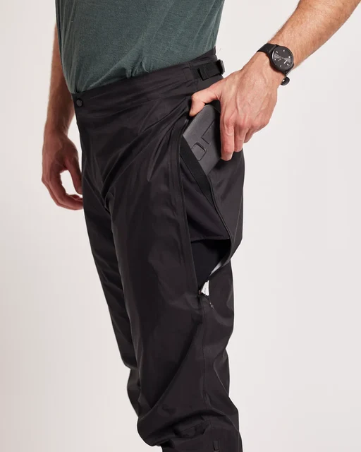 Albion Men's Zoa Regnbukse Black, Str. M 