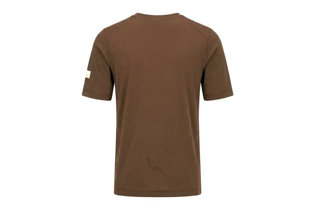 Albion Merino Riding T-Skjorte Umber, Str. XXL 