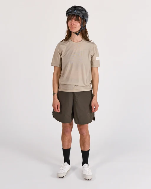 Albion Merino Riding T-Skjorte Sandstone, Str. XS 