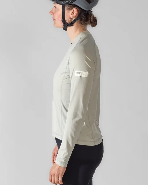 Albion Wmn's Zoa Sun Shield LS Trøye Chalk, Str. XS 