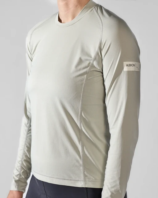 Albion Wmn's Zoa Sun Shield LS Trøye Chalk, Str. XS 