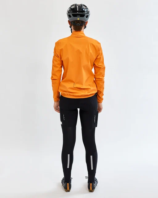 Albion Wmn's All Road Pertex® Regnjakke Orange, Str. XS 