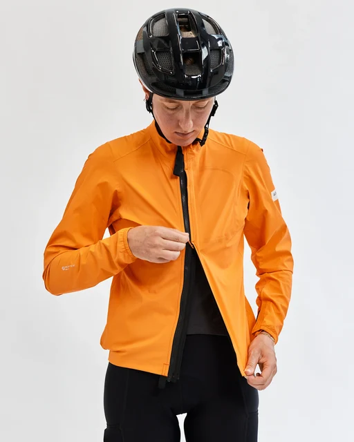 Albion Wmn's All Road Pertex® Regnjakke Orange, Str. XS 