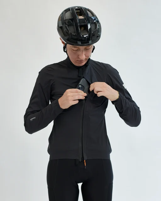 Albion Wmn's All Road Pertex® Regnjakke Black, Str. L 