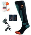 AlpenHeat AJ23 Uppv&#228;rmda Strumpor m/APP Ull, APP-kontroll, USB-C laddare
