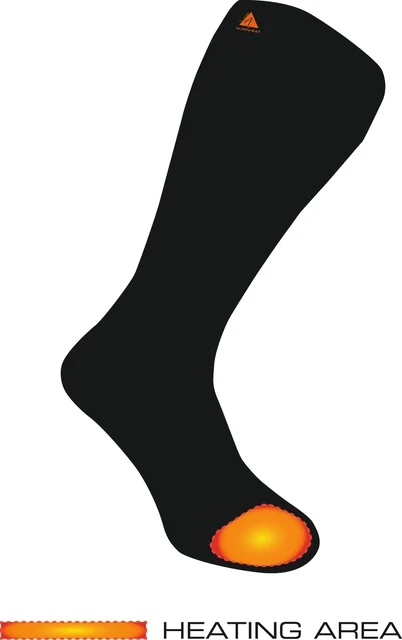 AlpenHeat Fire-Sock AJ19 Cotton Strumpor 1 par, Kun Strumpor u/batteri 