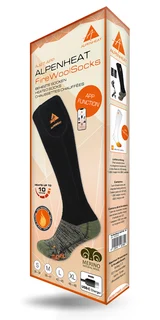 AlpenHeat AJ27 Oppvarmede Sokker m/APP Ull, APP-kontroll, USB-C lader