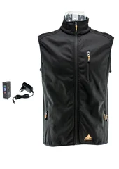 Alpenheat Fire Softshell Varmevest Sort, Str. XXL
