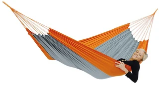 Amazonas Silk Traveller Hengek&#248;ye Oransje, 220 x 140 cm, 150 kg, 350g