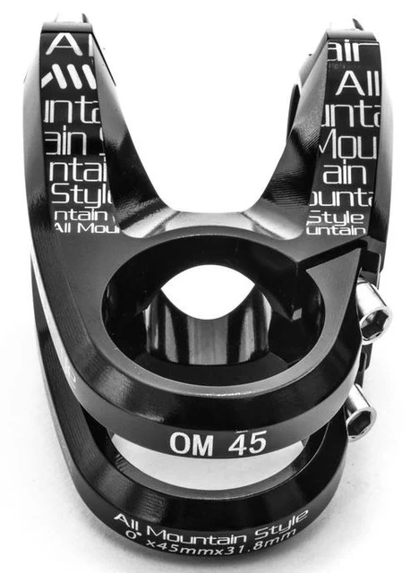 All Mountain Style OM 45 Styrstam Svart, 45mm, Ø31,8mm, 121g 