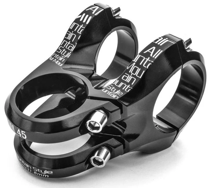 All Mountain Style OM 45 Stem Sort, 45mm, Ø31,8mm, 121g - Bikeshop.no