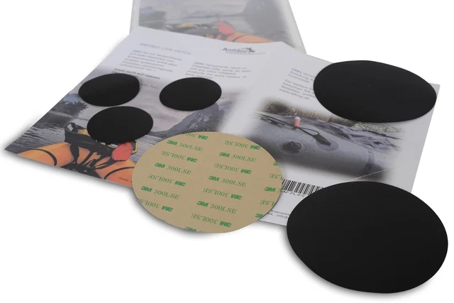 Anfibio Lifepatch Kit Midlertidig reparasjon av packrafts osv. 