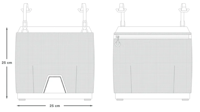 Apidura Expedition Front Cargo Mesh Lett ekstra oppbevaringsløsning 