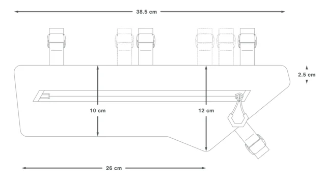 Apidura Expedition Frame Pack 2.8L Rammeveske 2.8L 