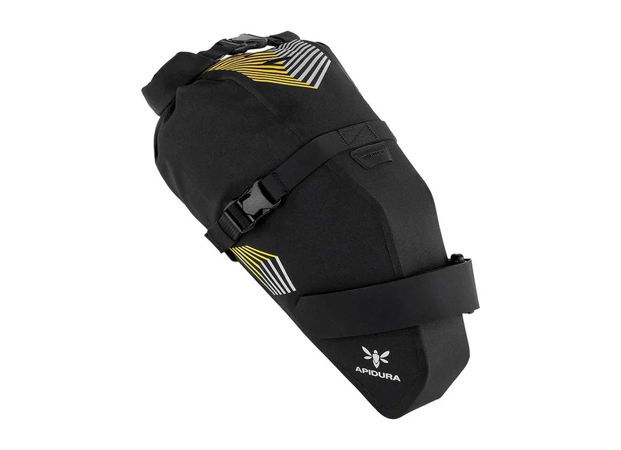 Apidura Racing Saddle Pack 7L Sort, Vanntett, 210g, 7L - Bikeshop.no