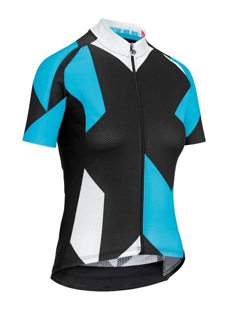 Assos Fastlane Rock Dame Sykkeltrøye Dam Blue, Str. S 