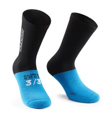 Assos Assosoires Ultraz EVO Sokker Sort/Blå, Str. 0