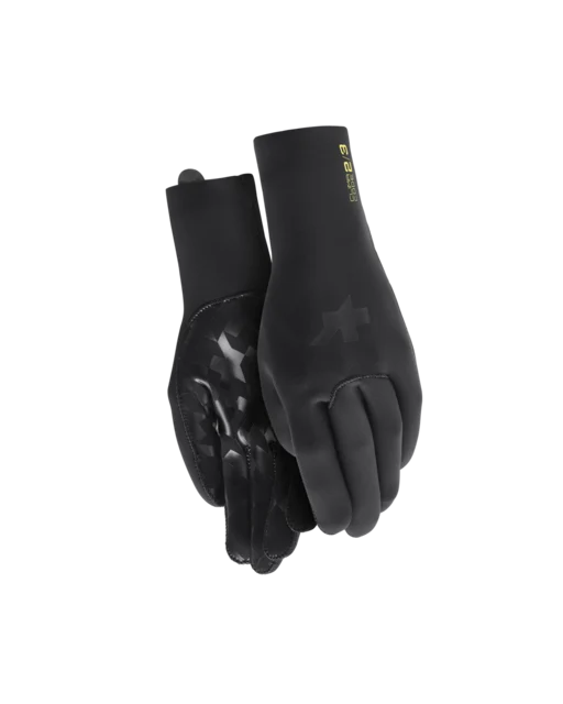 Assos Rain Gloves Lange Hansker P1 Black Series, Str. II 