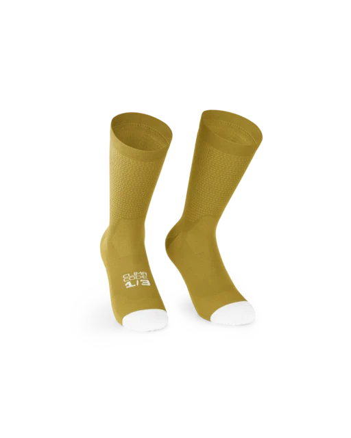 Assos Endurance S11 Strumpor Golden Yellow, Str. II 
