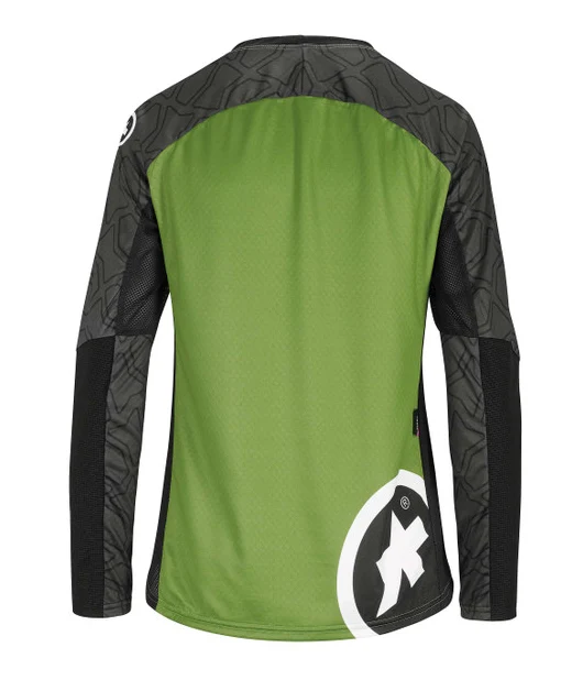 Assos Trail LS Dame Sykkeltrøye Grønn, Str. L 