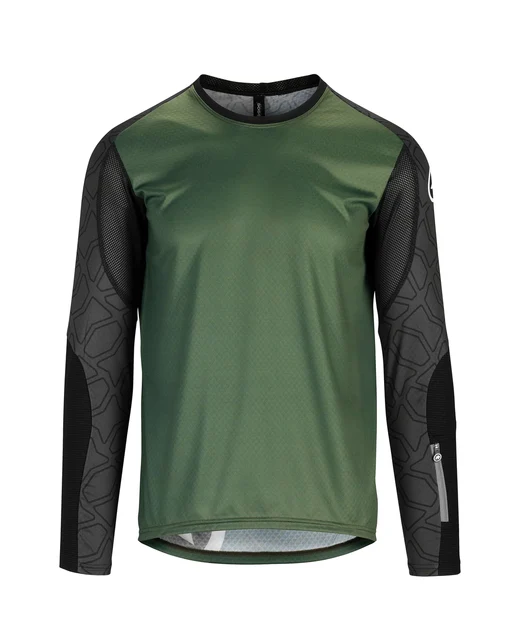 Assos Trail LS Cykeltröja Grønn, Str. M 